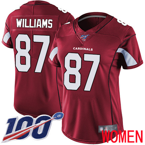 Arizona Cardinals Limited Red Women Maxx Williams Home Jersey NFL Football 87 100th Season Vapor Untouchable